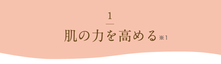 肌の力を高める